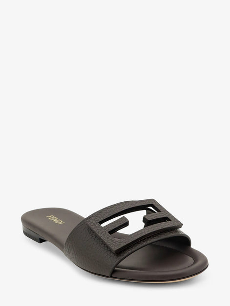 Fendi Leather Tube Sandals