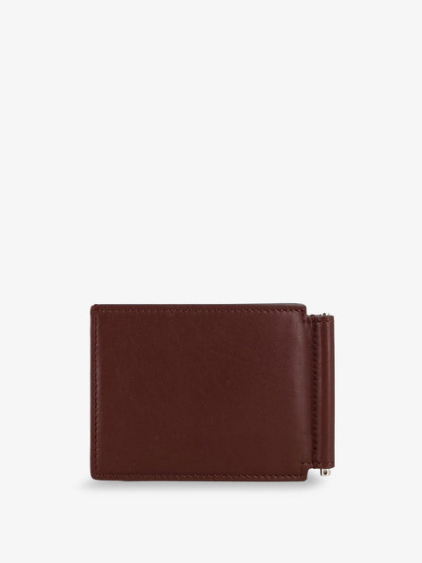 Brunello Cucinelli Leather wallet with engraved logo