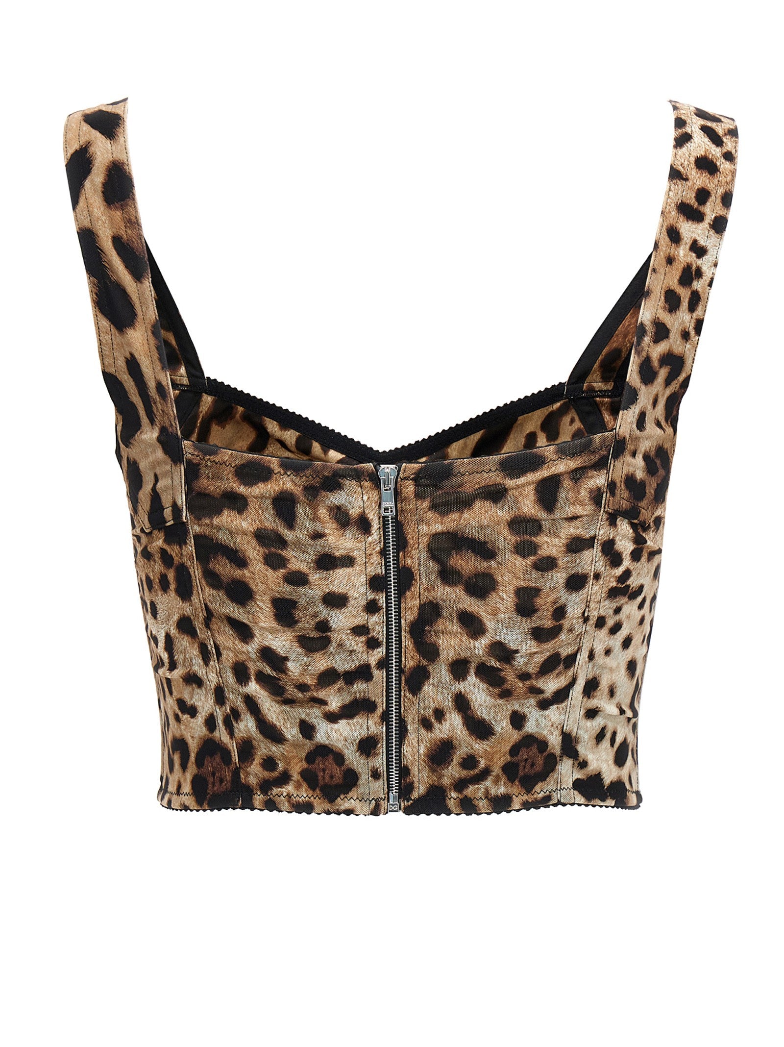 'Leopardo' bustier top