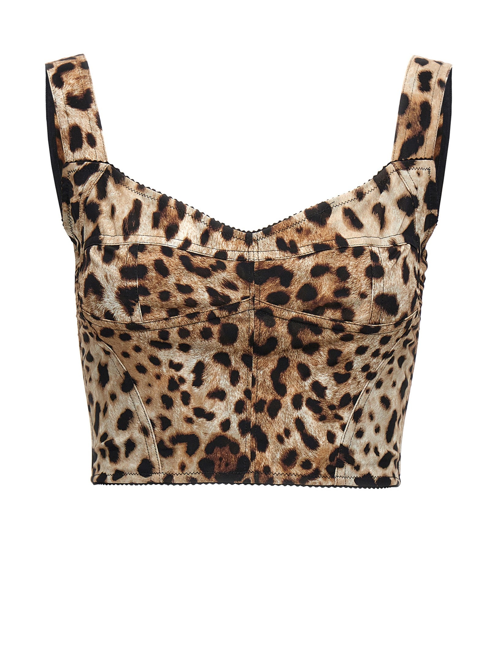 'Leopardo' bustier top