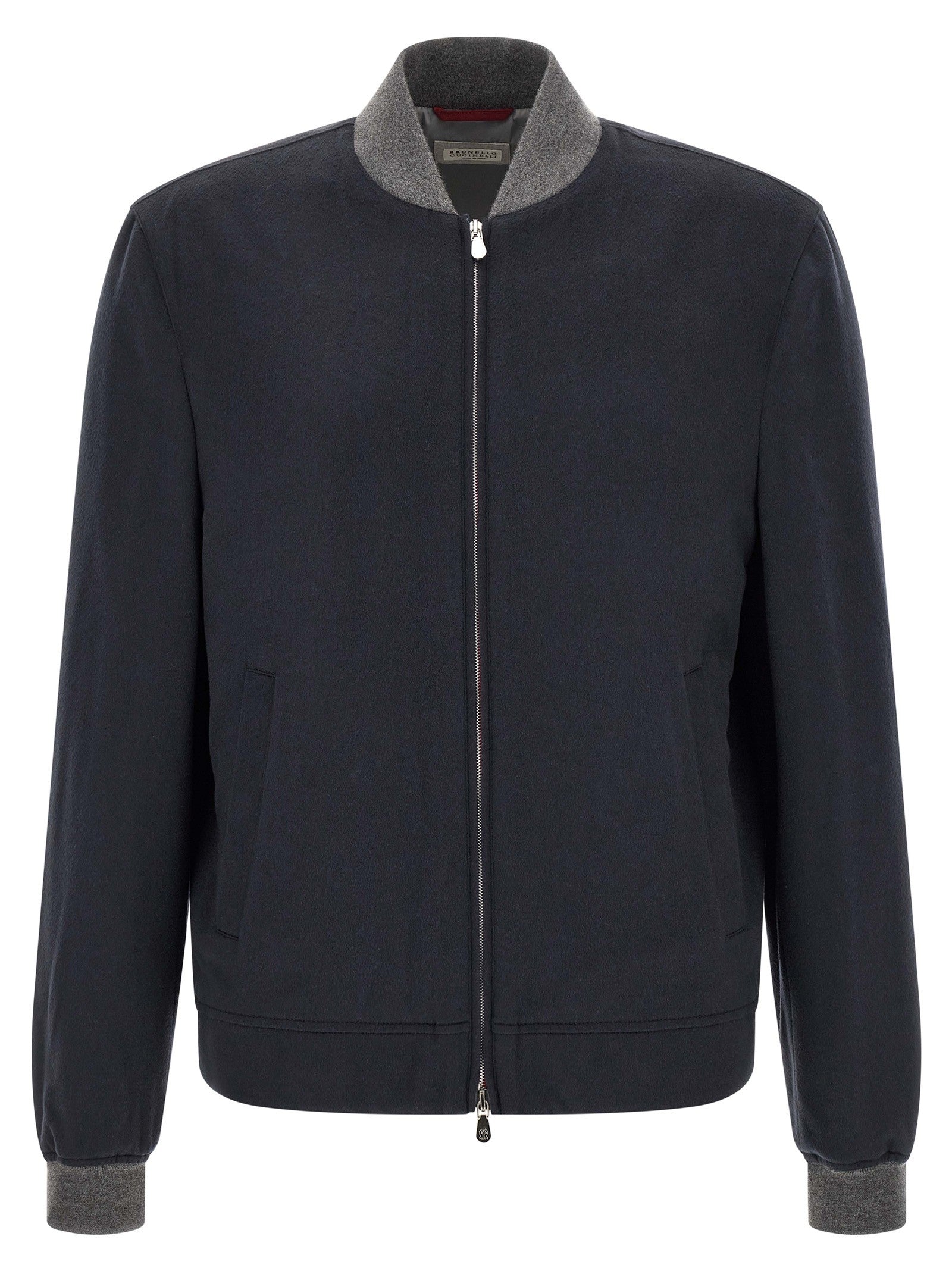 Light flannel bomber jacket