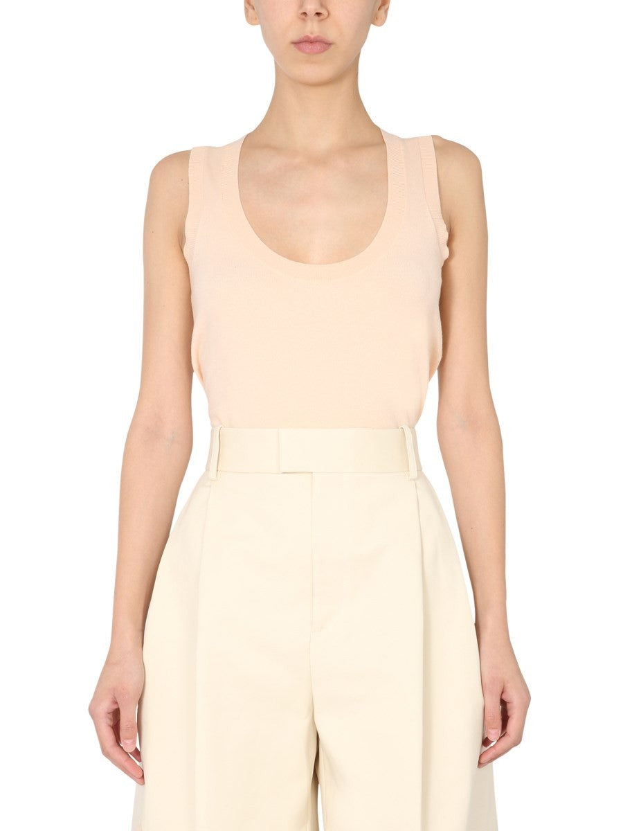 LIGHT SWEATER WITHOUT SLEEVES