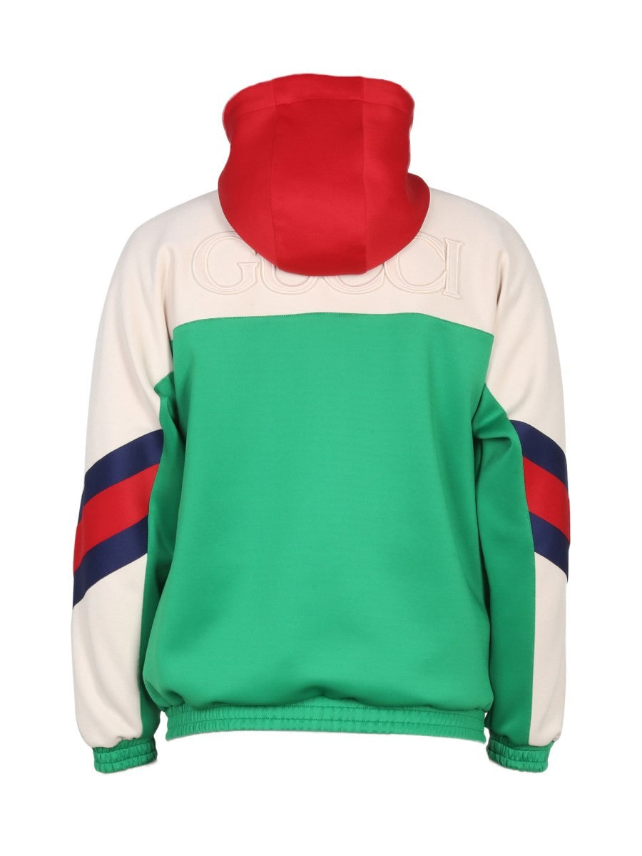 LIGHTWEIGHT NEOPRENE ZIPPERED JACKET
