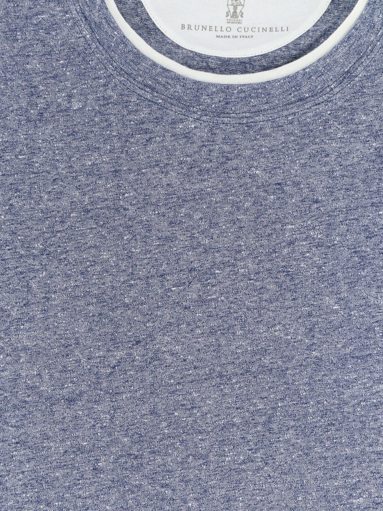 Brunello Cucinelli Linen and cotton blend T-shirt