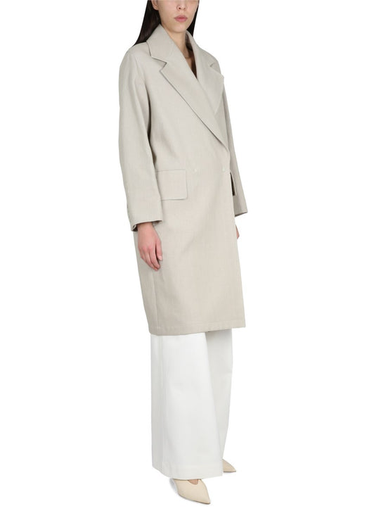 LINEN AND JERSEY DUSTER