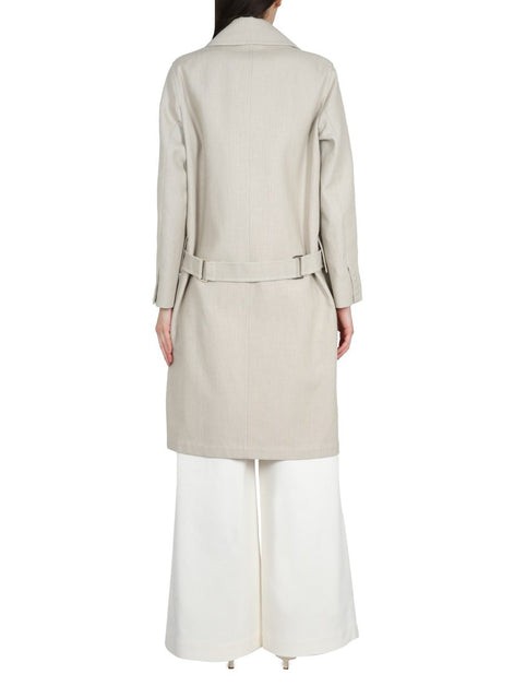 LINEN AND JERSEY DUSTER