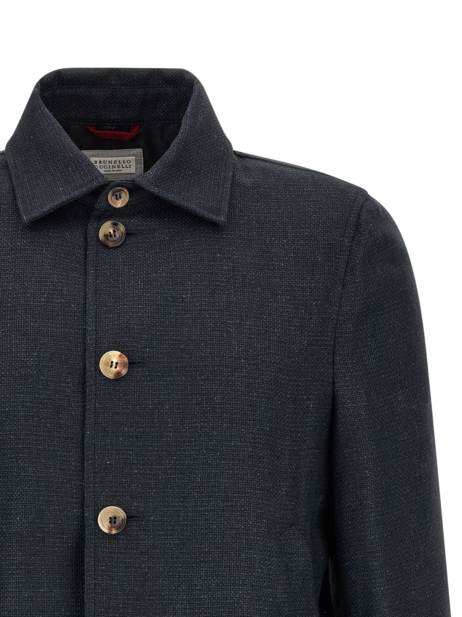 Linen blend jacket