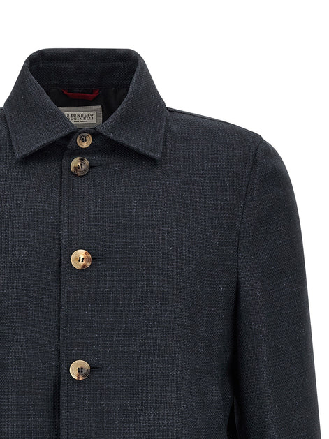 Linen blend jacket