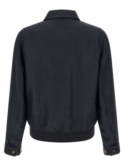 Linen blend jacket