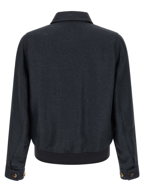 Linen blend jacket