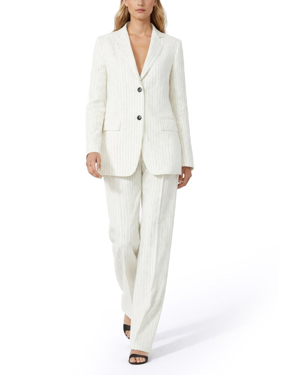 Max Mara LINEN PINSTRIPE BLAZER