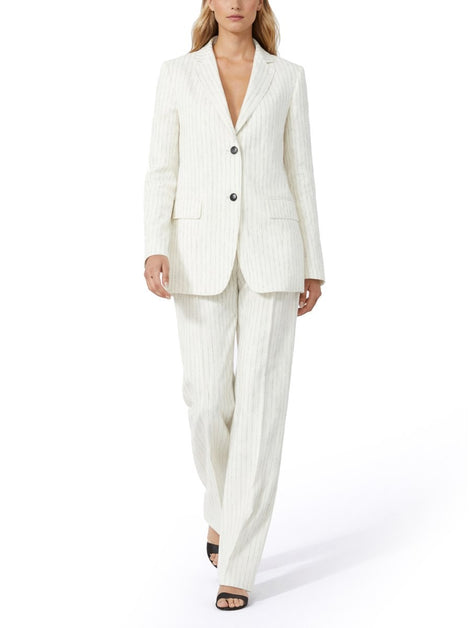 Max Mara LINEN PINSTRIPE BLAZER