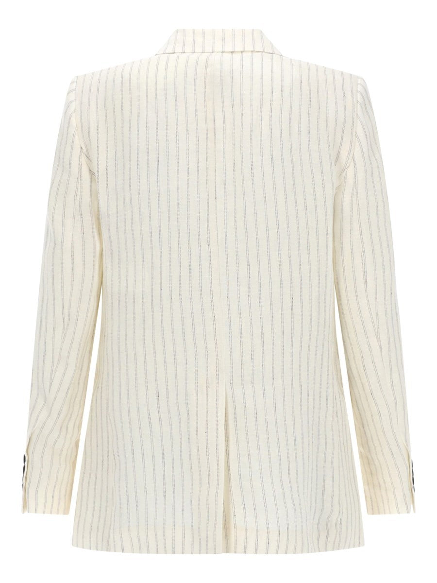 Max Mara LINEN PINSTRIPE BLAZER