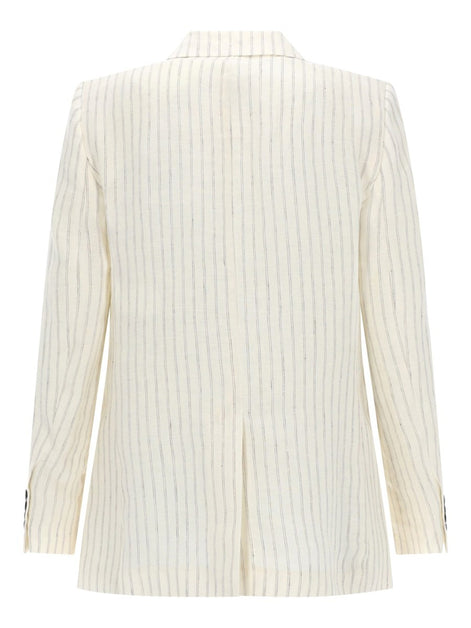 Max Mara LINEN PINSTRIPE BLAZER