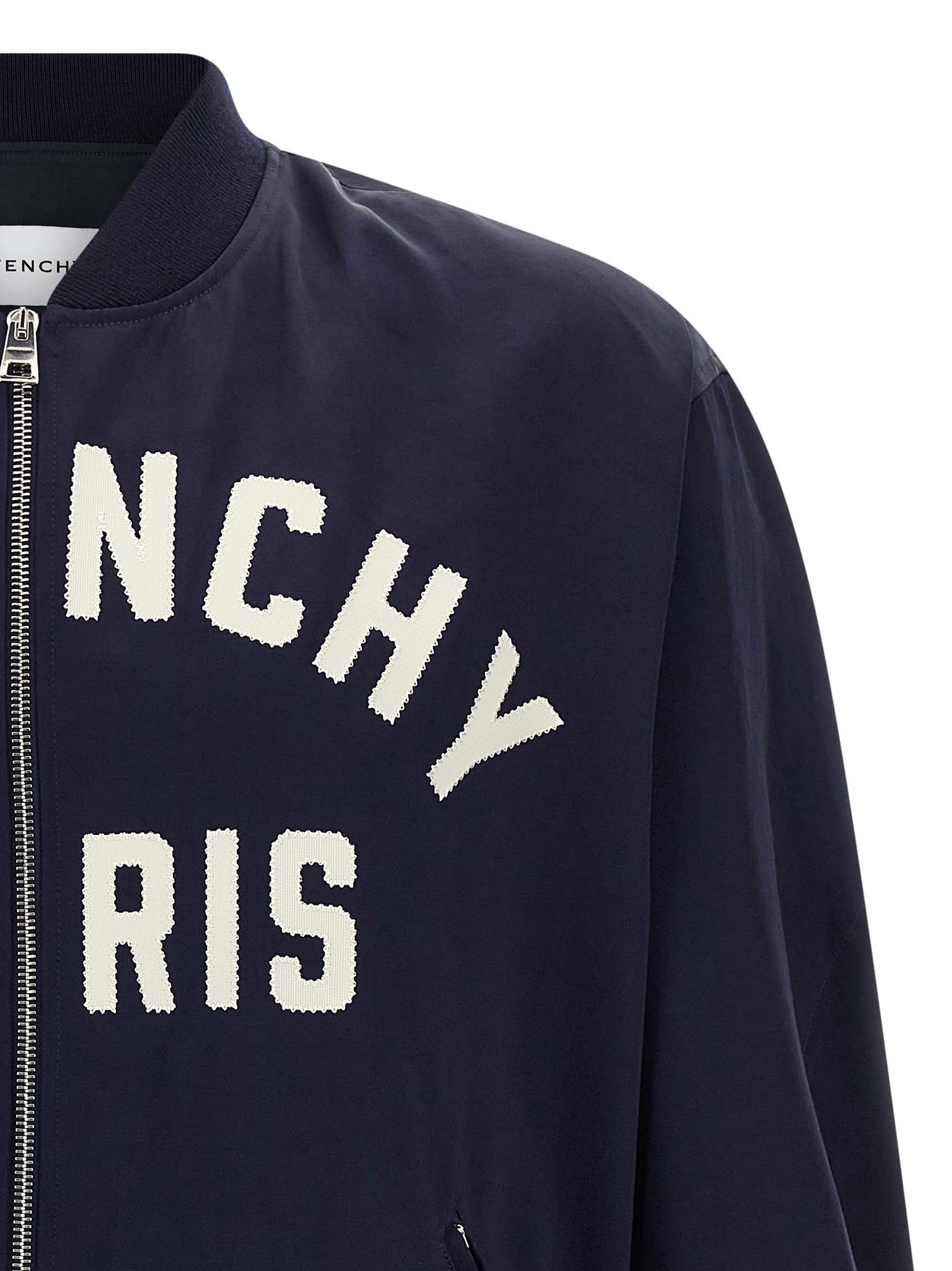 Logo bomber jacket