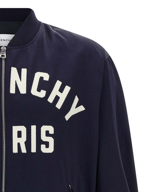 Logo bomber jacket