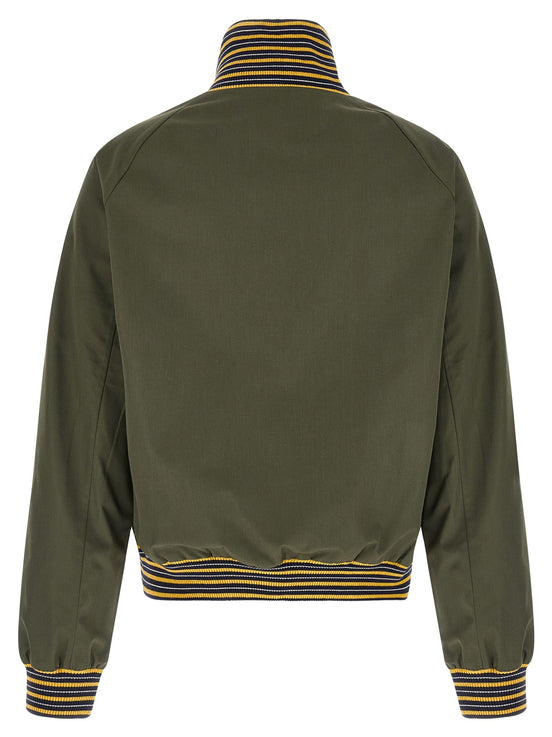 Logo bomber jacket
