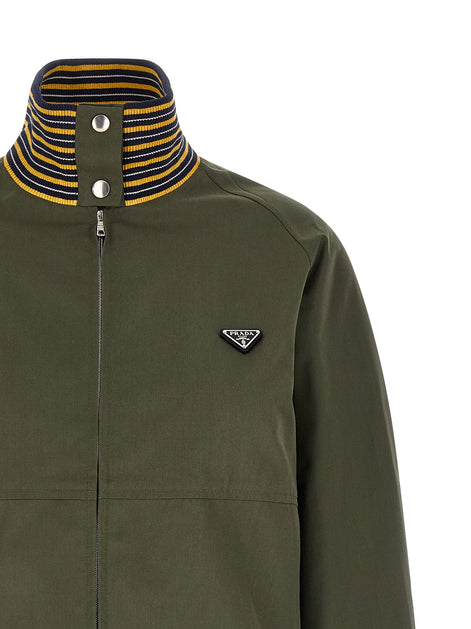 Logo bomber jacket