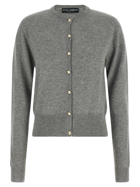 Logo buttons cardigan