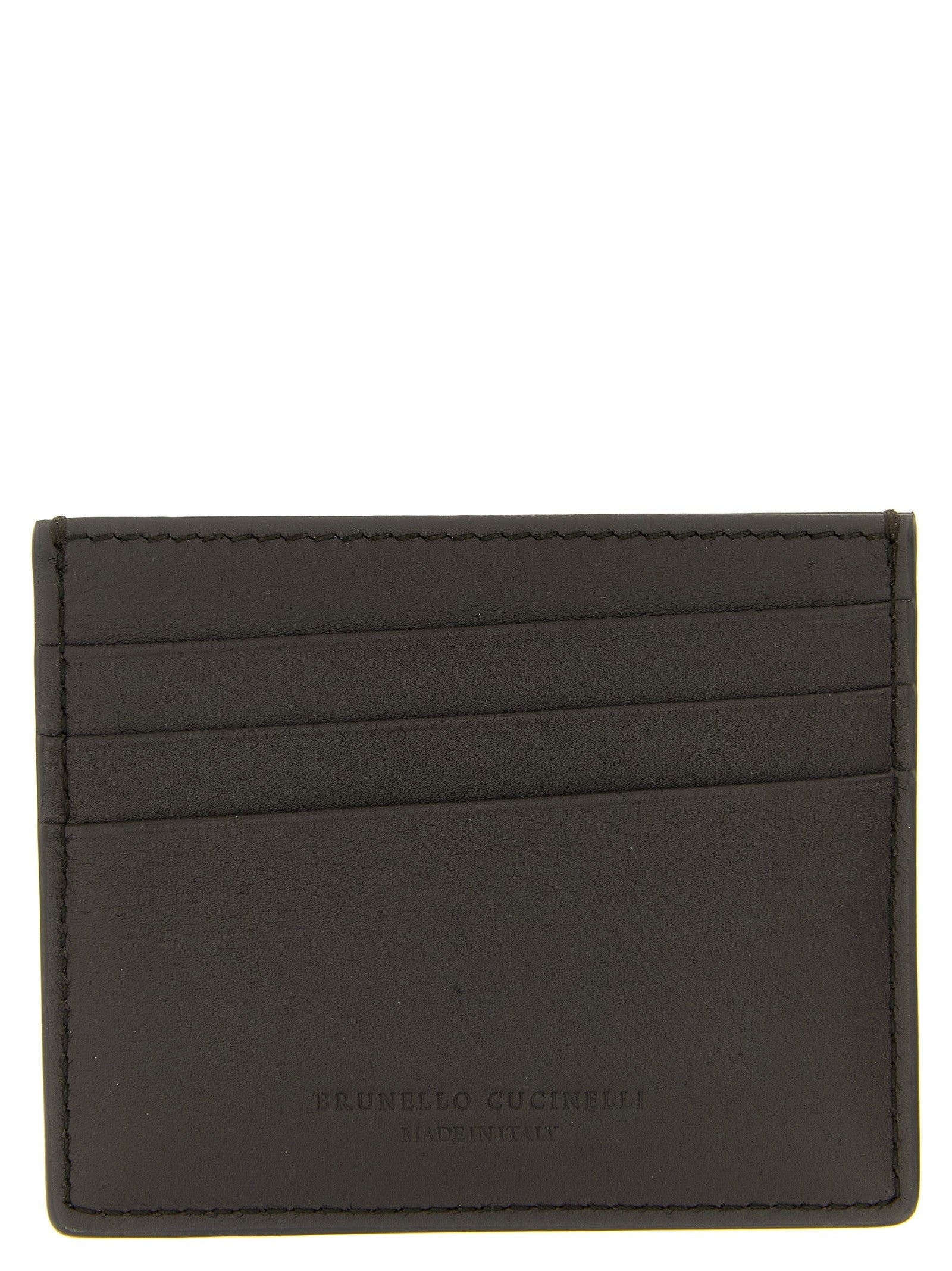 Brunello Cucinelli Logo card holder