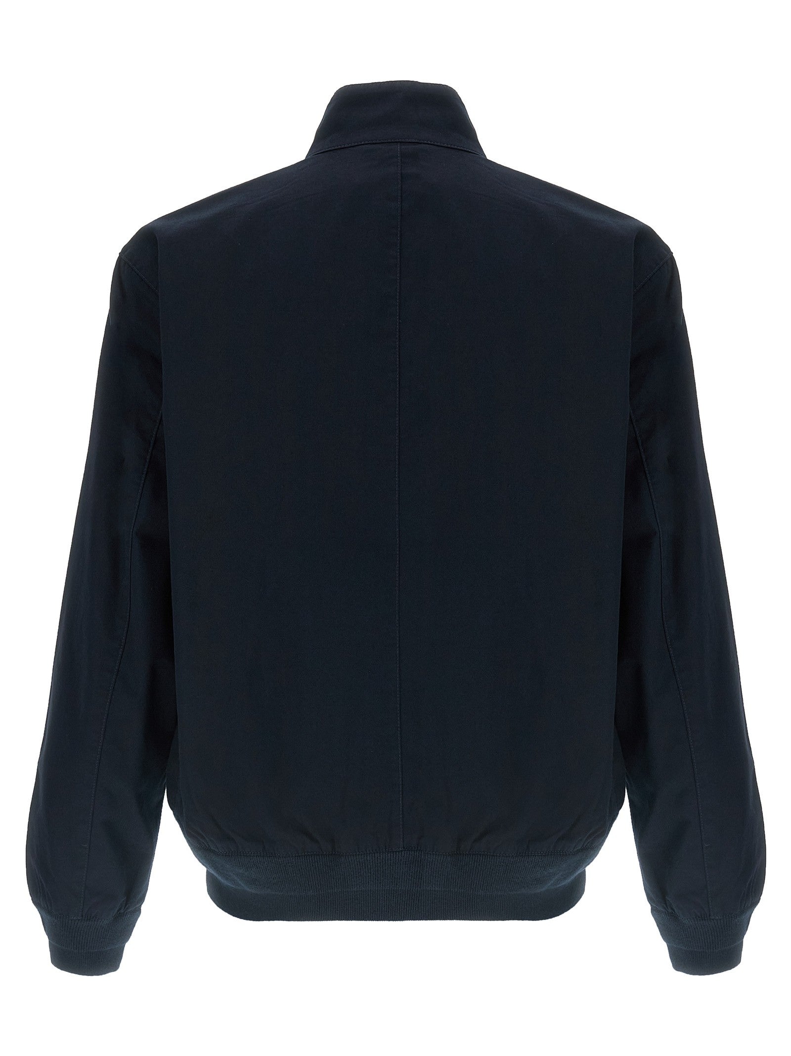 Logo embroidery bomber jacket