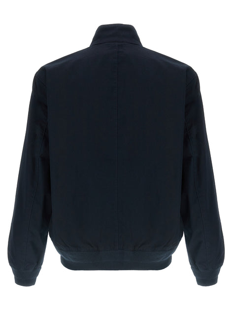 Logo embroidery bomber jacket