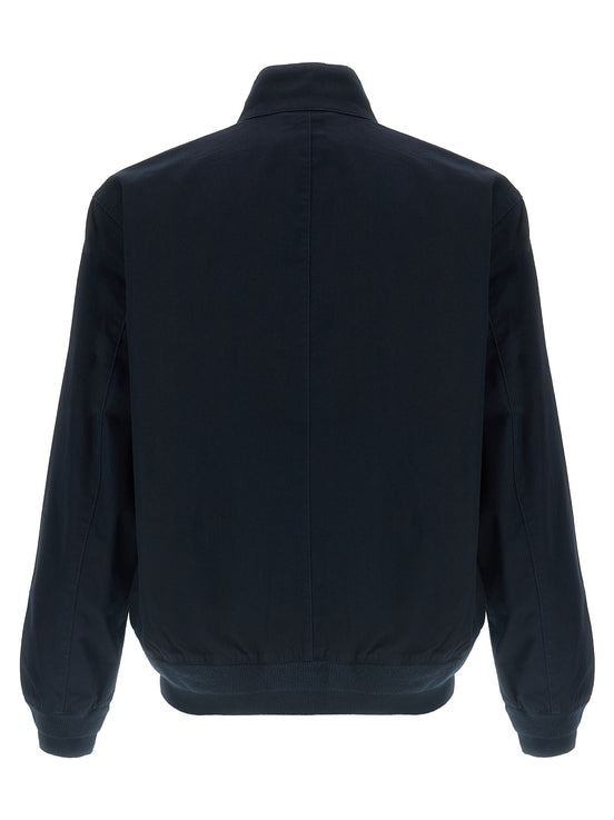 Logo embroidery bomber jacket