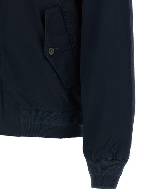 Logo embroidery bomber jacket