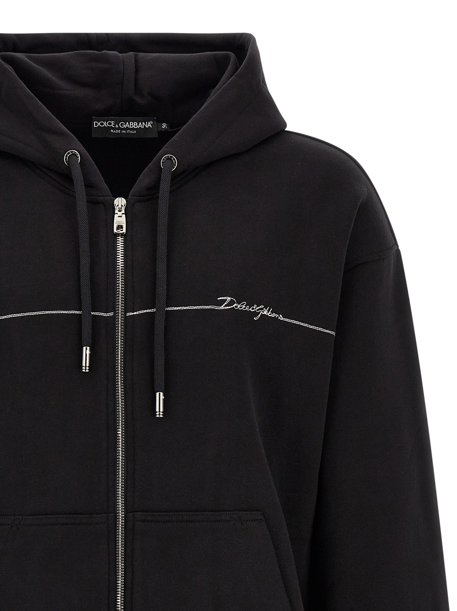 Dolce & Gabbana Logo embroidery hoodie