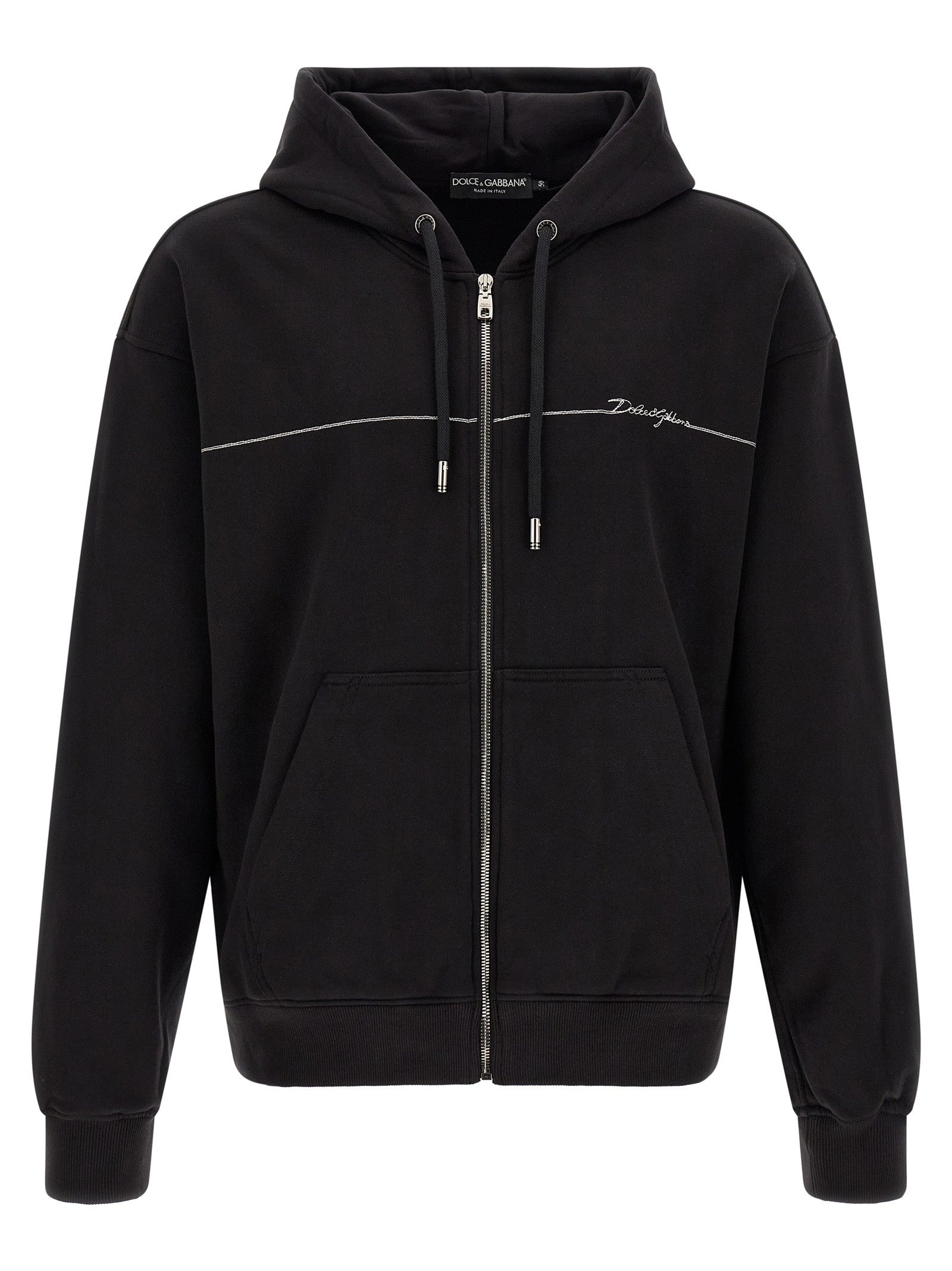 Logo embroidery hoodie