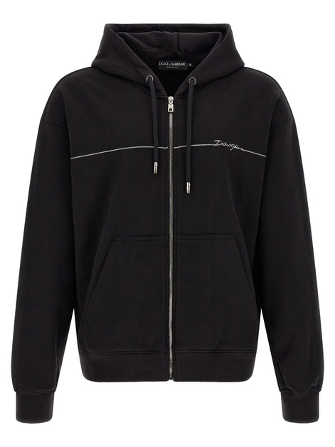 Logo embroidery hoodie