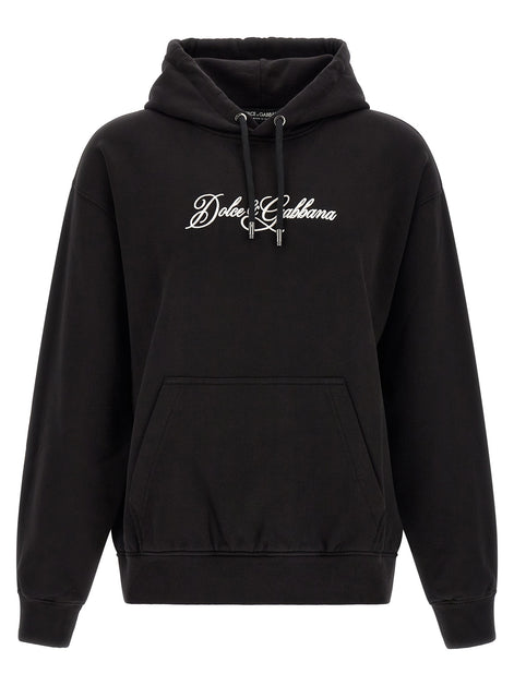 Logo embroidery hoodie