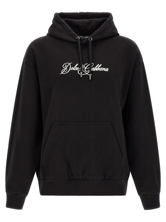 Logo embroidery hoodie