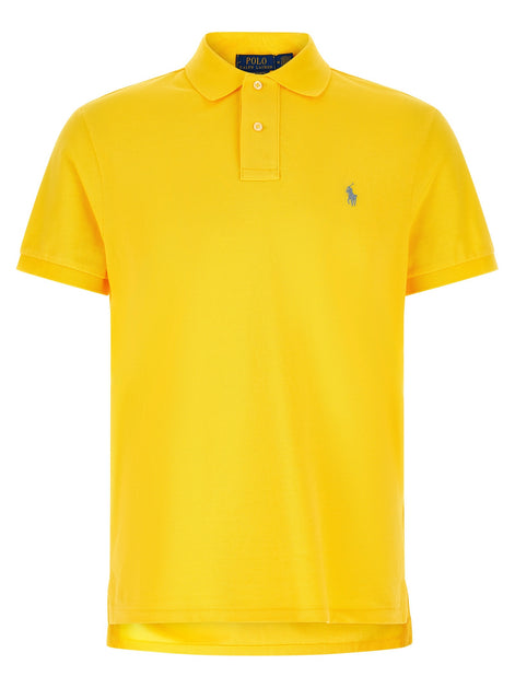 Logo embroidery polo shirt