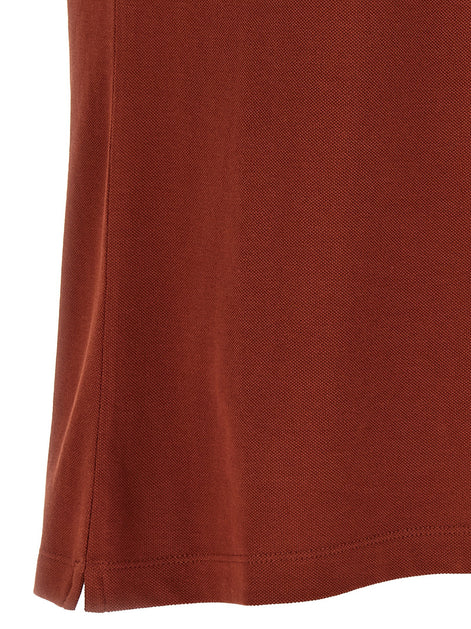 Brunello Cucinelli Logo embroidery polo shirt