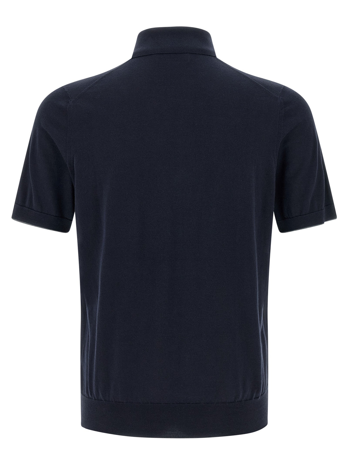 Brunello Cucinelli Logo embroidery polo shirt