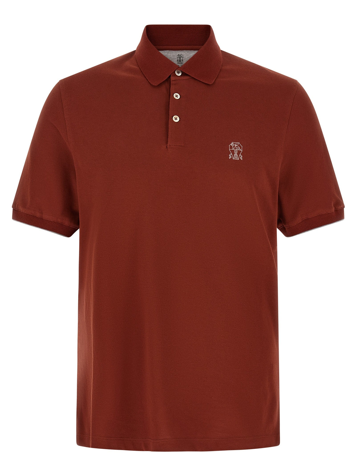Logo embroidery polo shirt