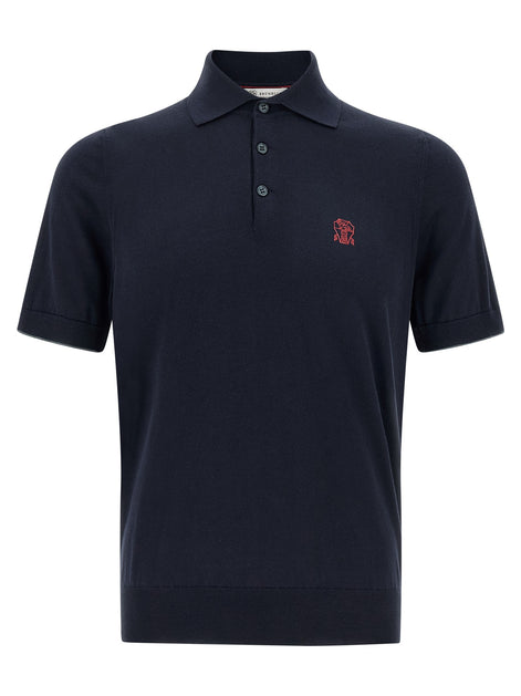 Logo embroidery polo shirt