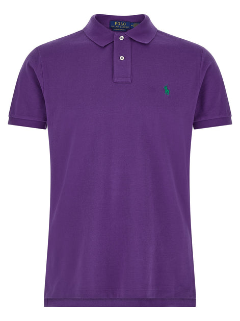 Logo embroidery polo shirt