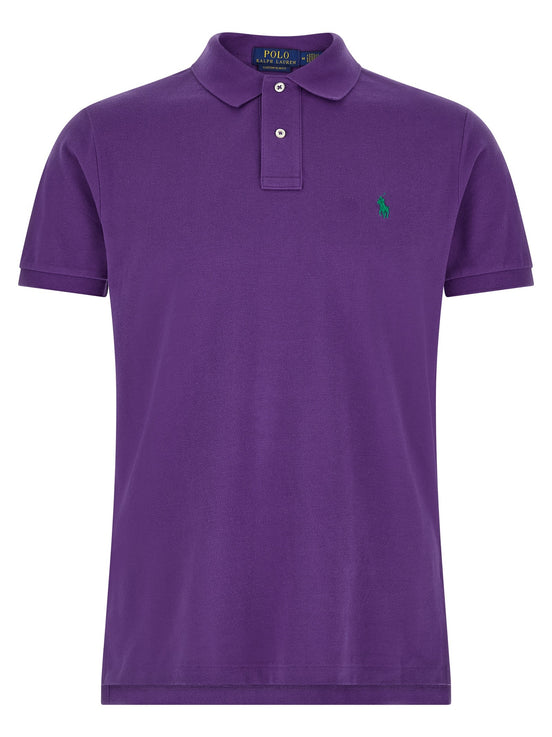 Logo embroidery polo shirt
