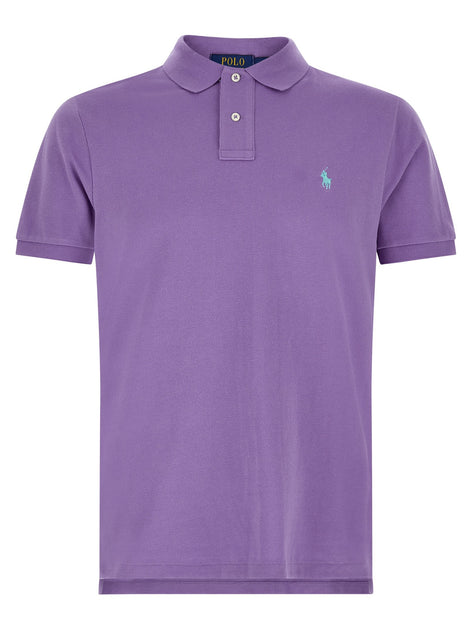 Logo embroidery polo shirt
