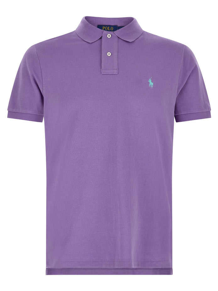 Logo embroidery polo shirt