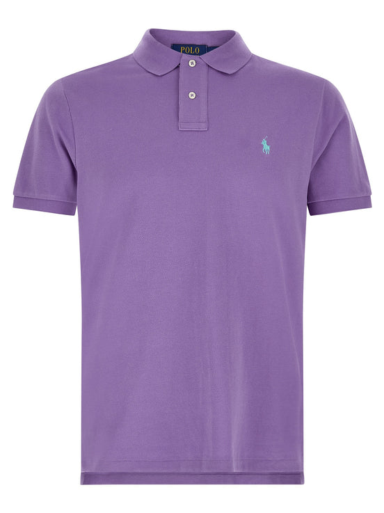 Logo embroidery polo shirt