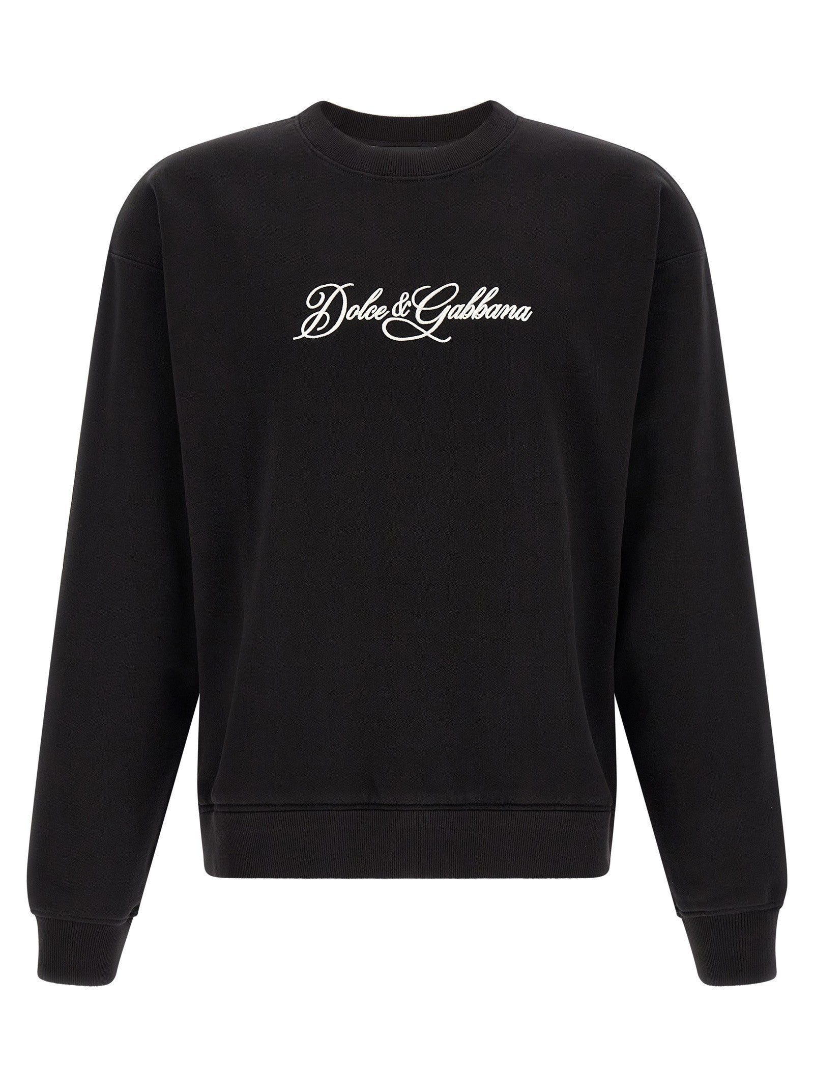 Logo embroidery sweatshirt