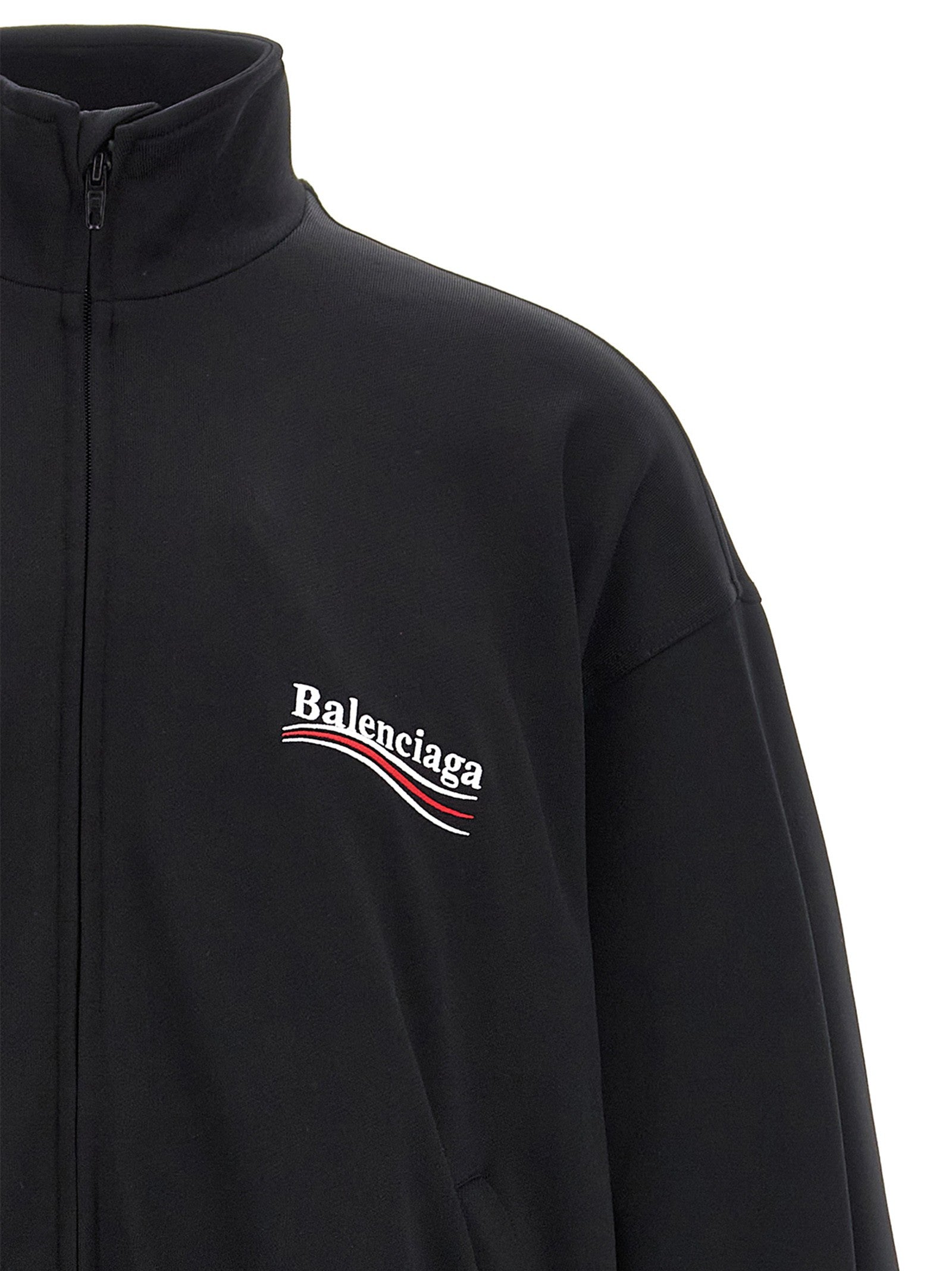 Logo embroidery sweatshirt