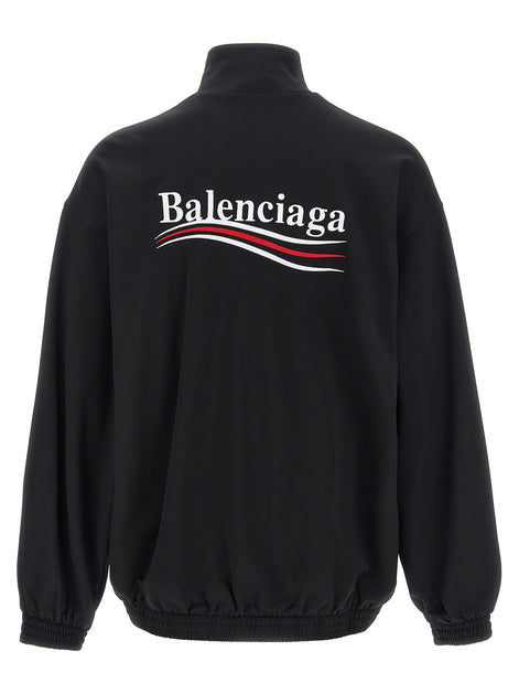 Logo embroidery sweatshirt