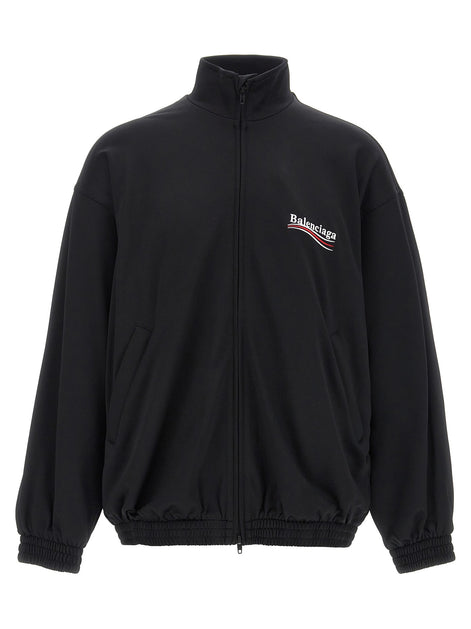 Logo embroidery sweatshirt
