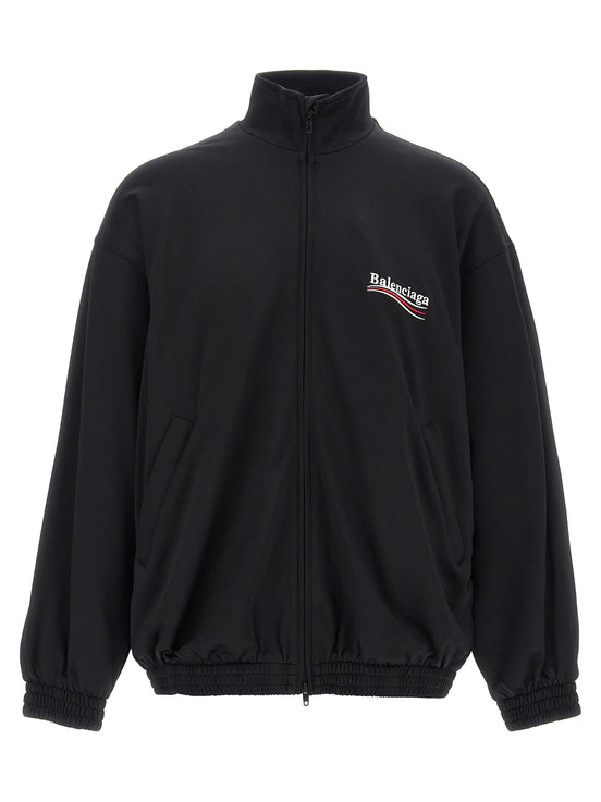 Logo embroidery sweatshirt