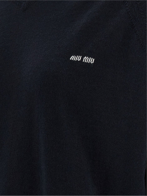 Logo intarsia sweater