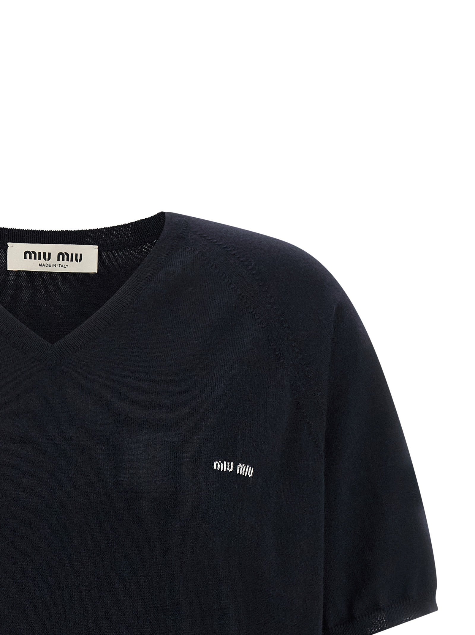 Logo intarsia sweater